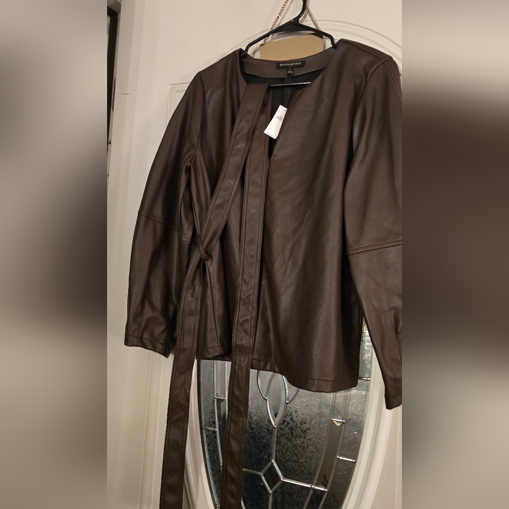 Brown Leather Women's Jacket